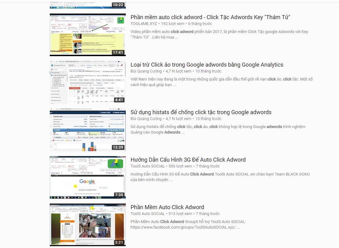 Dot tien vao Google Adwords voi 'click tac' tai VN anh 4