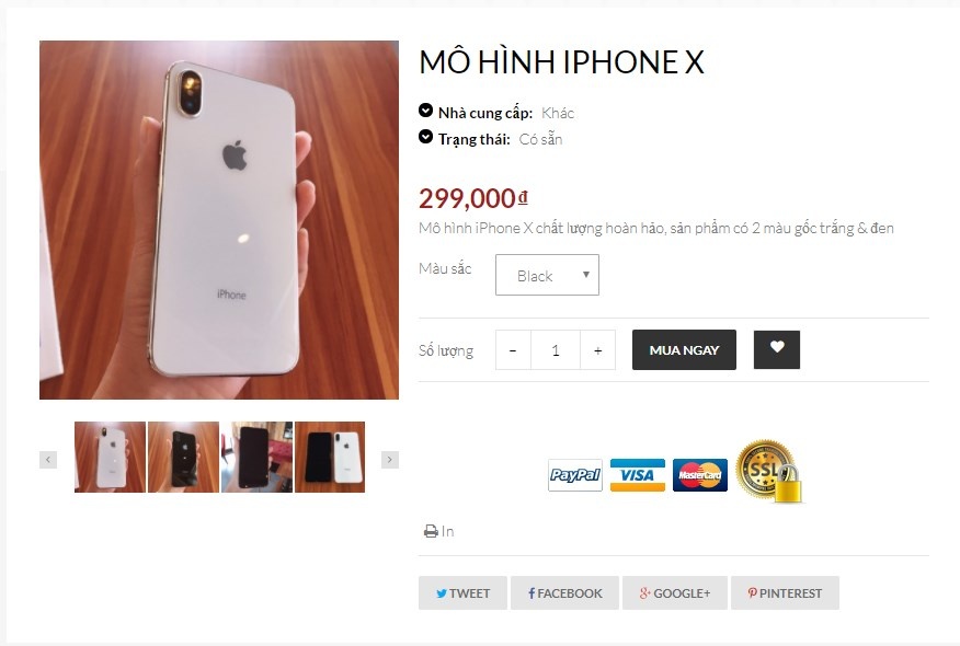 Bỏ 22 triệu mua iPhone X nhận được mô hình tại VN ảnh 1 Bo 22 trieu mua iPhone X nhan duoc mo hinh tai VN anh 1