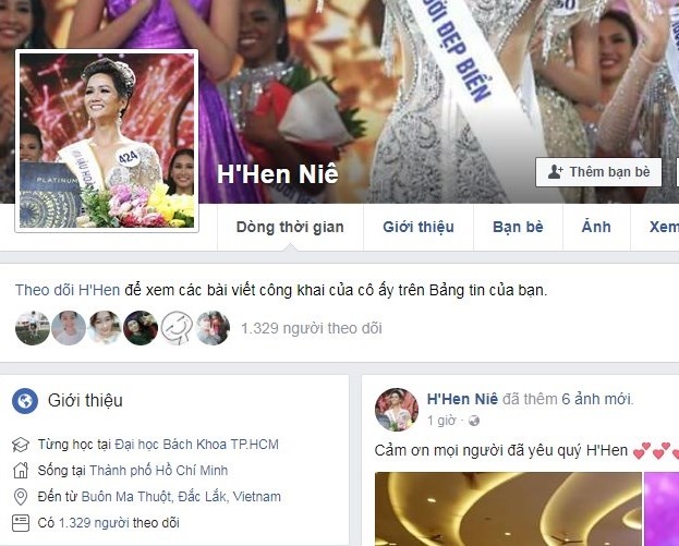 Xuat hien hang loat tai khoan Facebook gia mao tan Hoa hau hinh anh