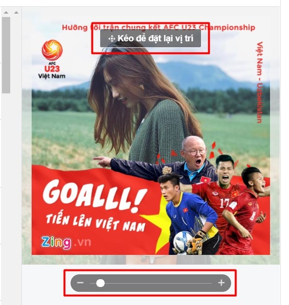 Đổi khung avatar Facebook cổ vũ U23 Việt Nam ảnh 10 Doi khung avatar Facebook co vu U23 Viet Nam anh 10