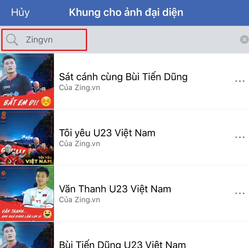 Đổi khung avatar Facebook cổ vũ U23 Việt Nam ảnh 3 Doi khung avatar Facebook co vu U23 Viet Nam anh 3