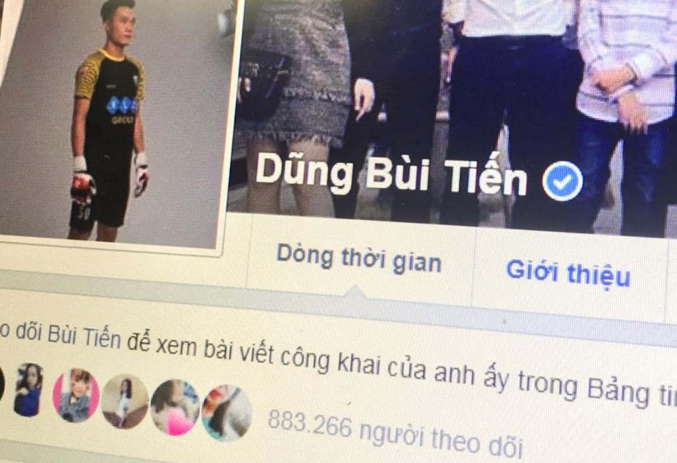 Facebook nhieu cau thu U23 Viet Nam co dau tick xanh hinh anh