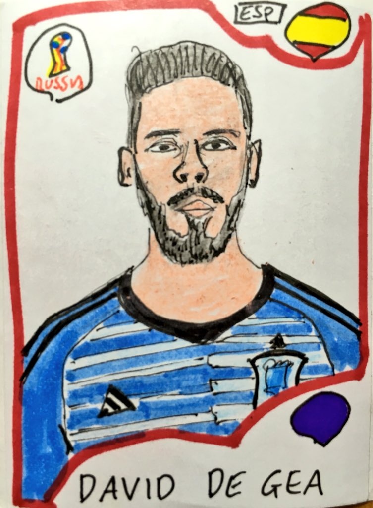 Loạt tranh vẽ xấu điên đảo của các tuyển thủ World Cup, Messi, Ronaldo, Salah ảnh 3 Loat tranh ve xau dien dao cua cac tuyen thu World Cup, Messi, Ronaldo, Salah anh 3