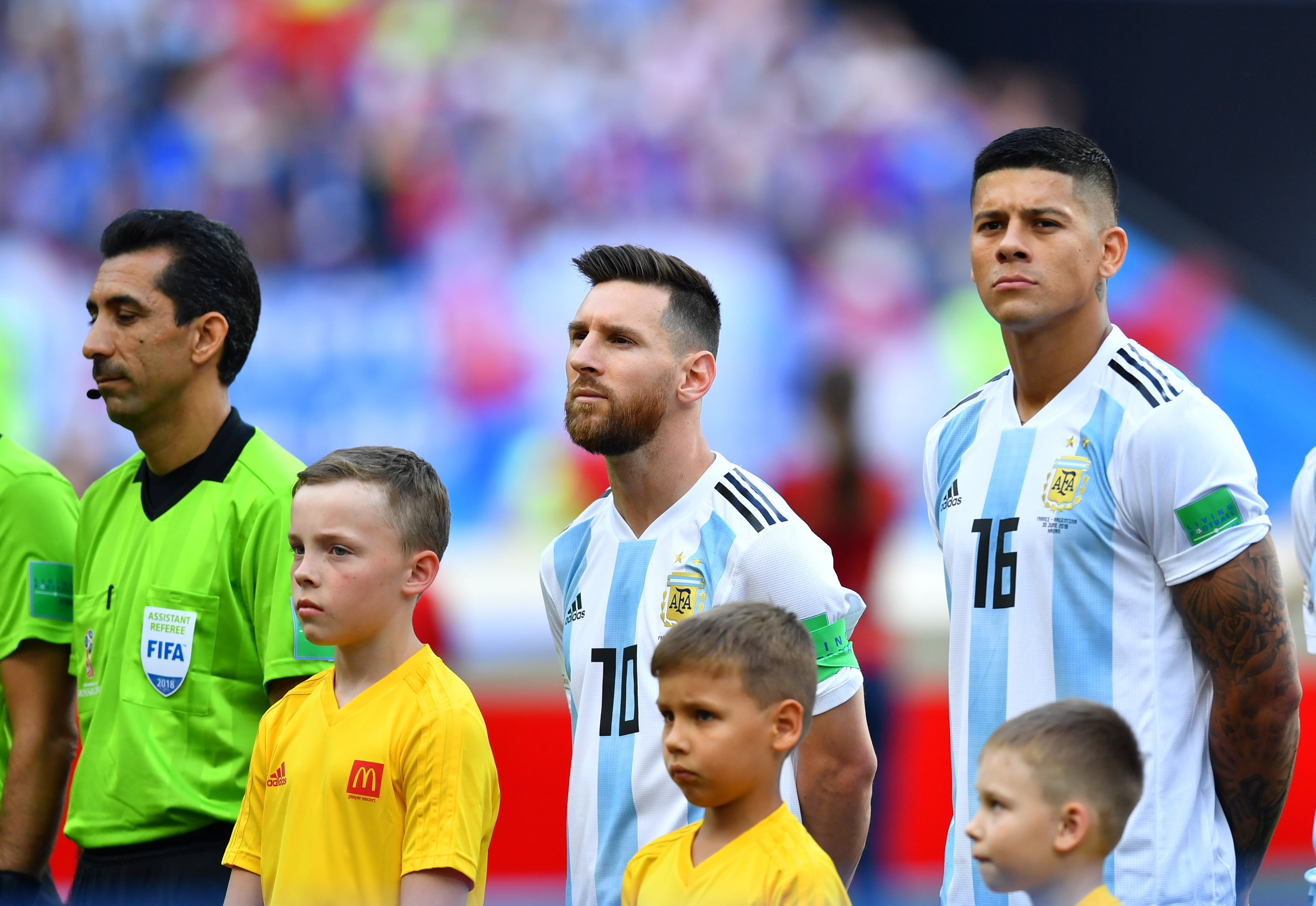 Doi tuyen Phap,  Doi tuyen Argentina,  World Cup anh 1