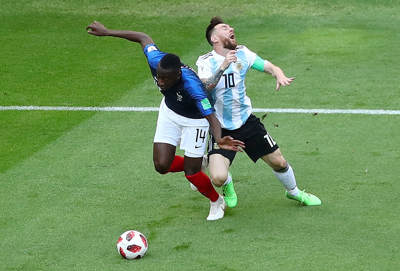 Doi tuyen Phap,  Doi tuyen Argentina,  World Cup anh 3