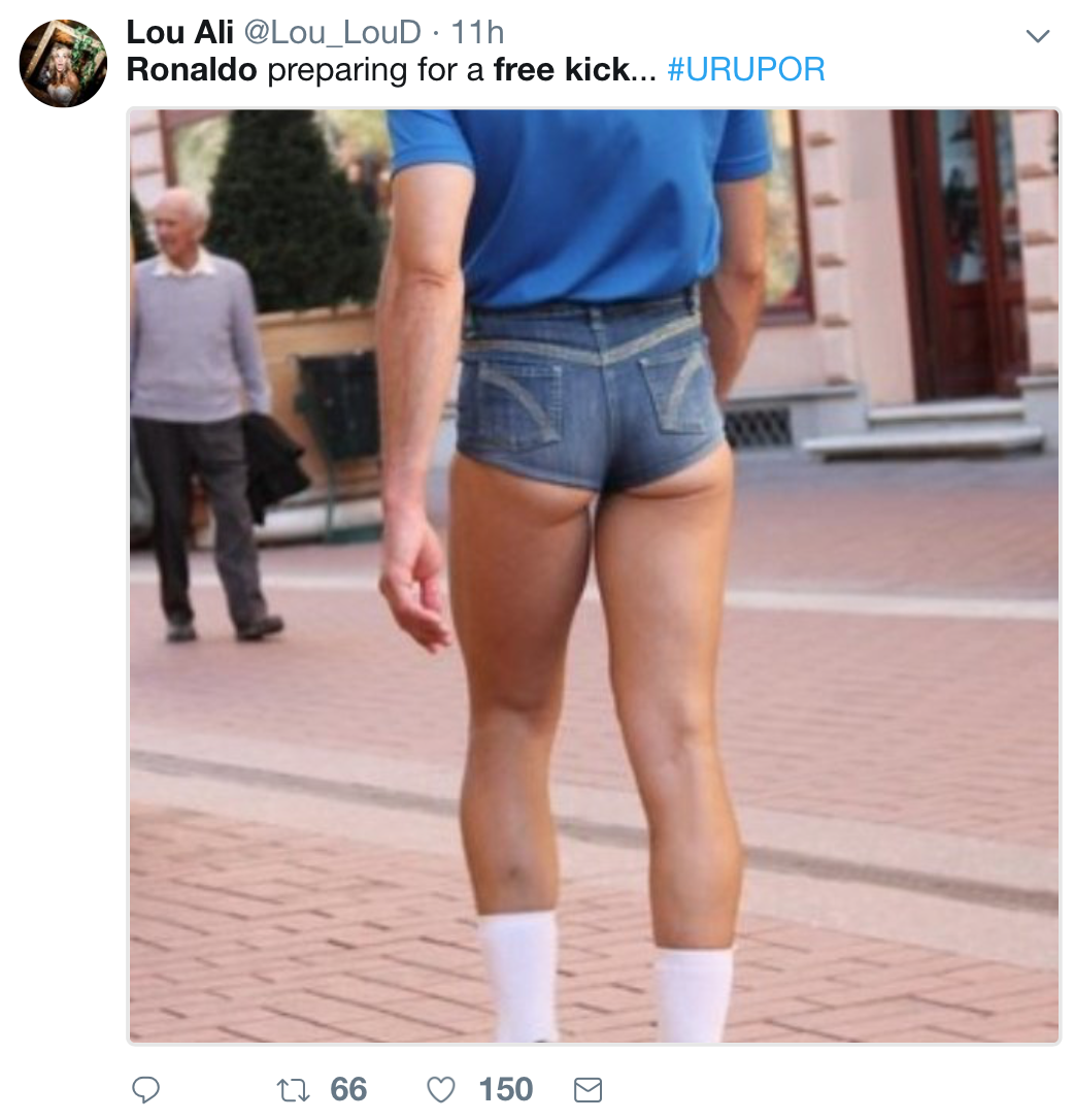 Hanh dong ven quan chuan bi sut phat cua Ronaldo bi che gieu anh 10