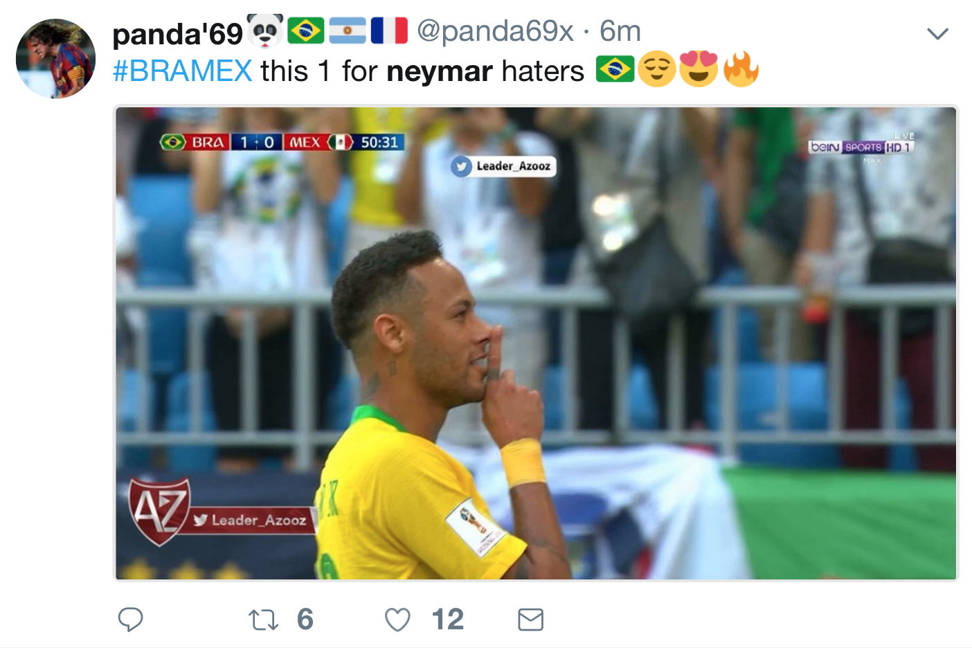 Neymar ghi ban thang mo ti so vao luoi Mexico,  World Cup,  Brazil anh 3