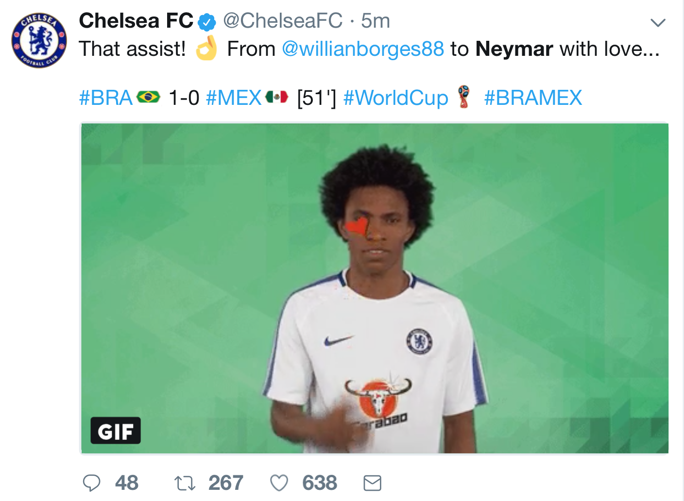 Neymar ghi ban thang mo ti so vao luoi Mexico,  World Cup,  Brazil anh 5