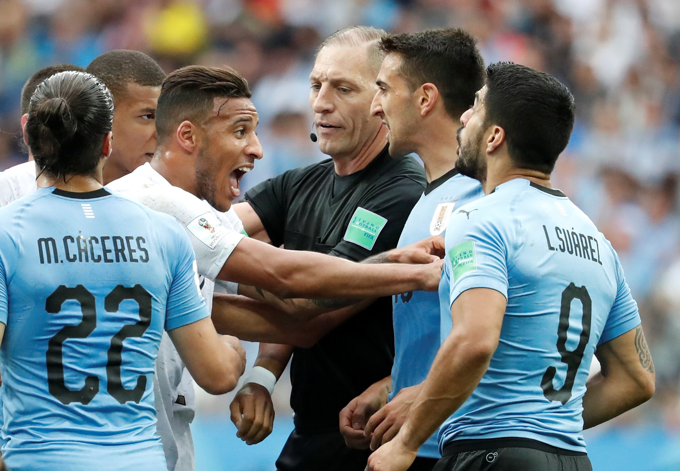 Doi tuyen Uruguay,  Doi tuyen Phap,  World Cup,  tu ket anh 3