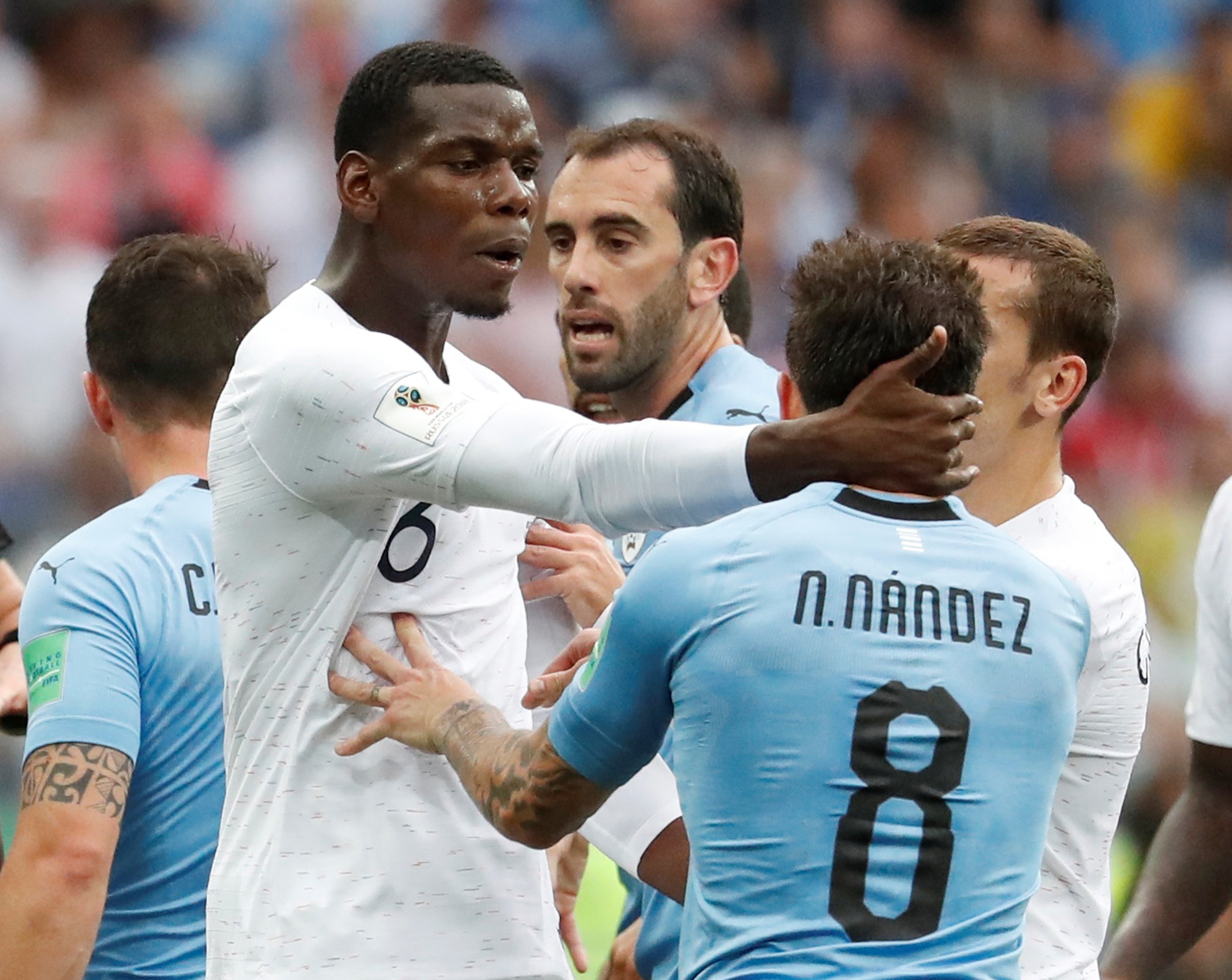 Doi tuyen Uruguay,  Doi tuyen Phap,  World Cup,  tu ket anh 7