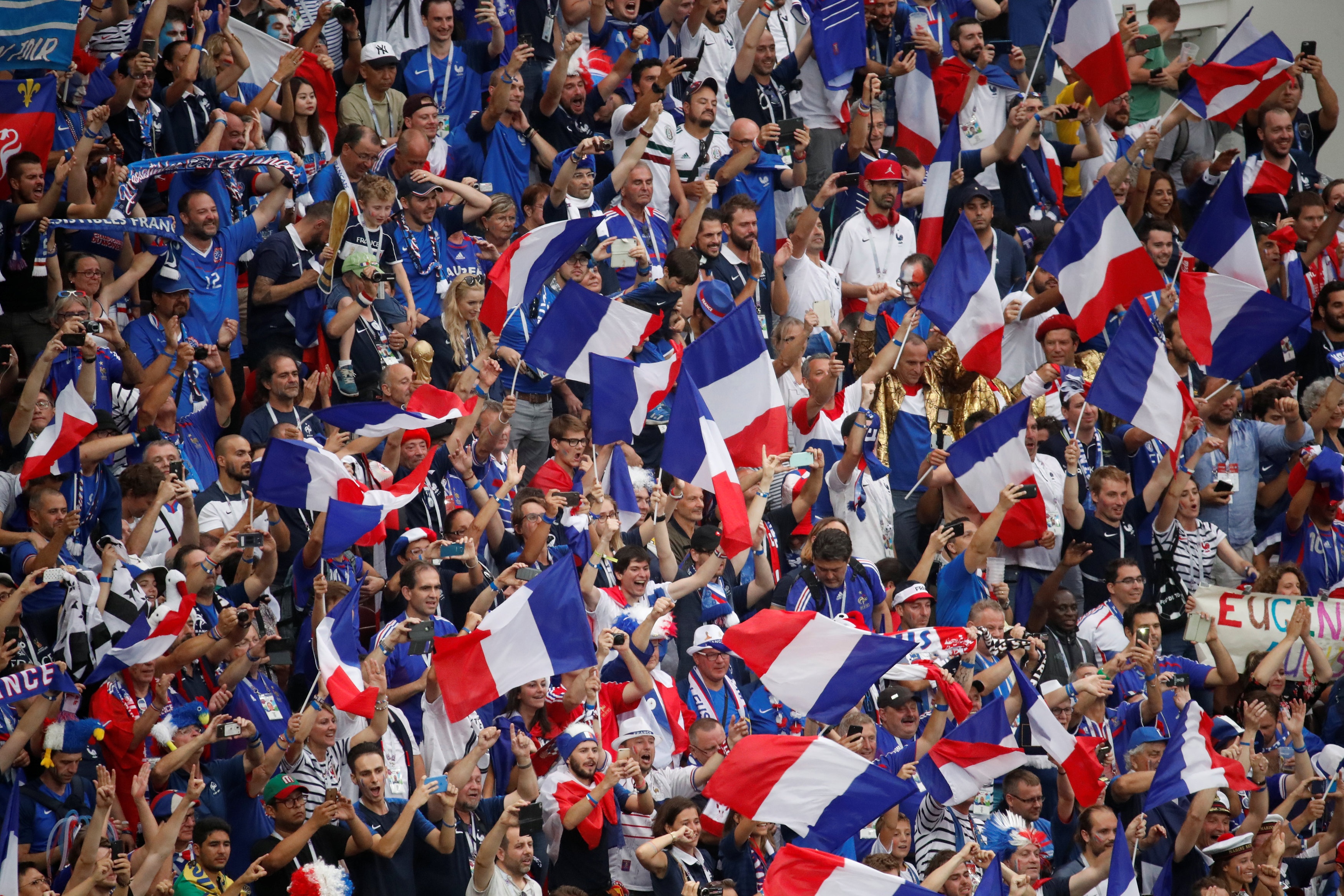 Doi tuyen Phap,  Doi tuyen Croatia,  World Cup,  co dong vien anh 1