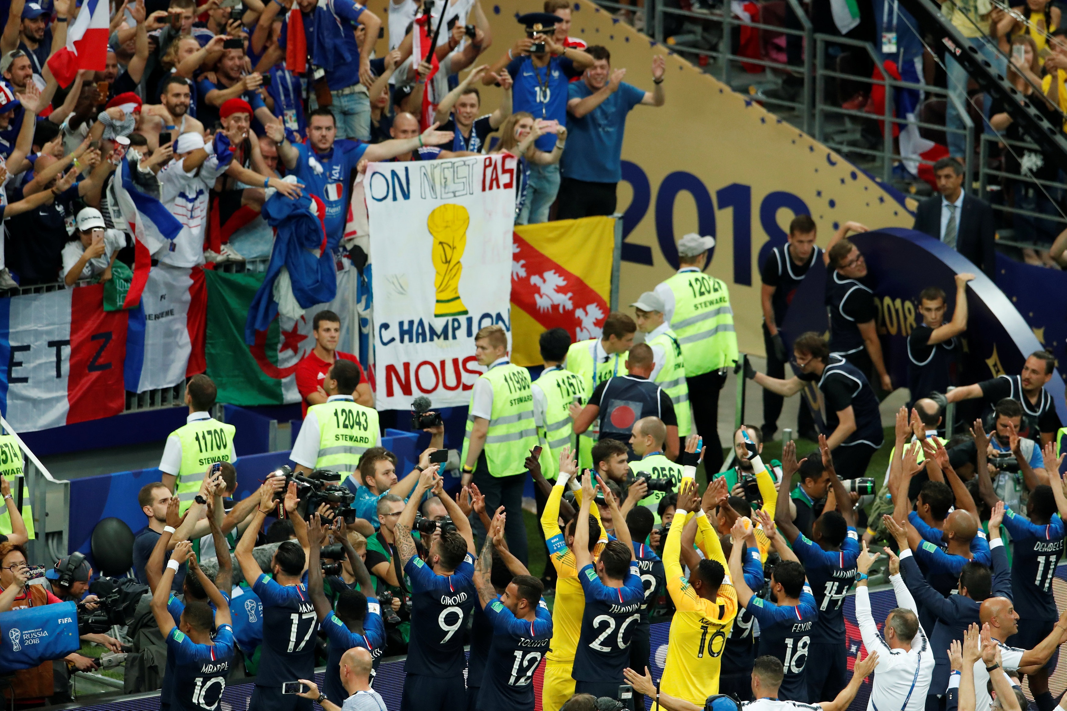 Doi tuyen Phap,  Doi tuyen Croatia,  World Cup,  co dong vien anh 9