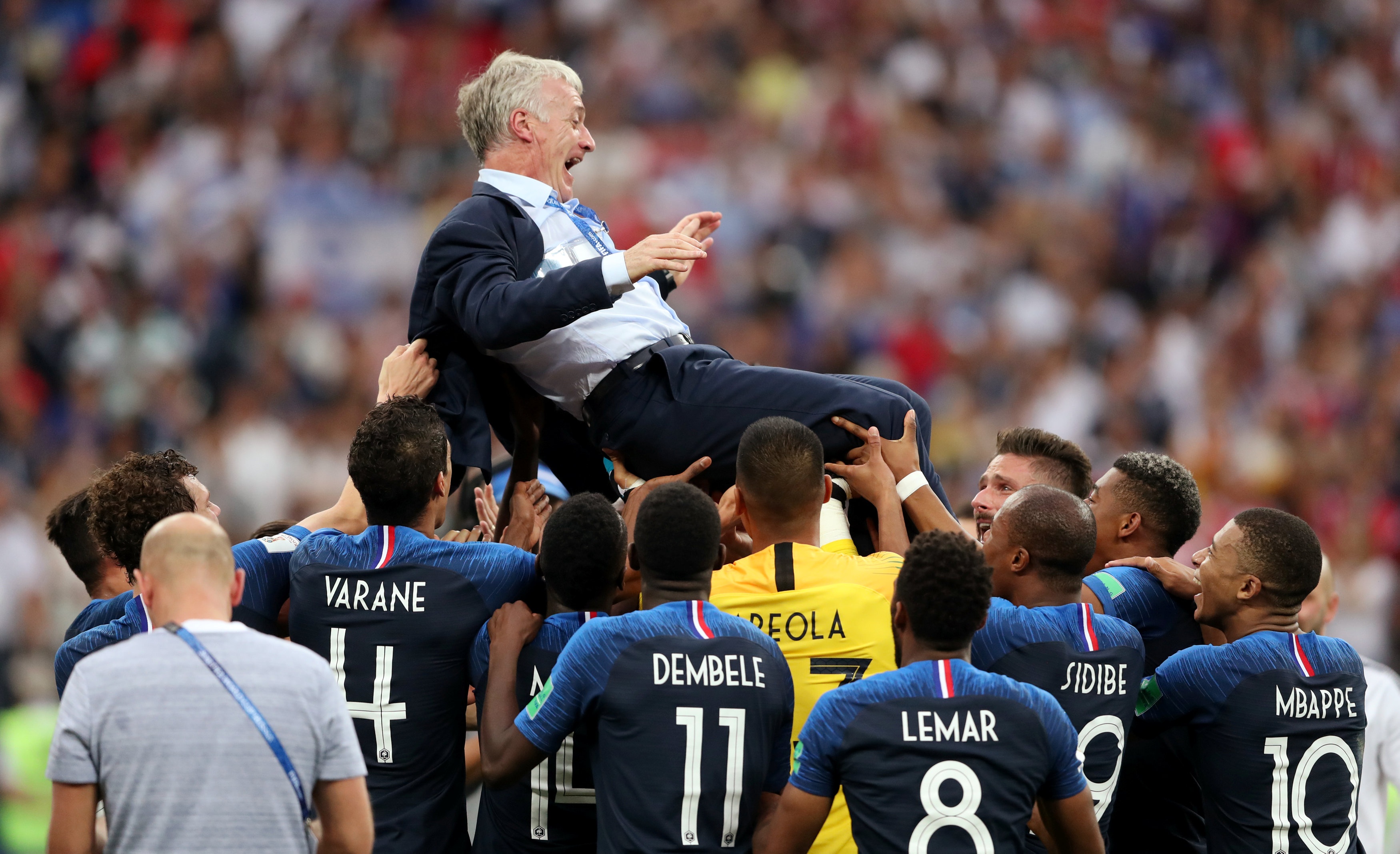 HLV Didier Deschamps vo dich World Cup 2018,  doi tuyen Phap anh 6