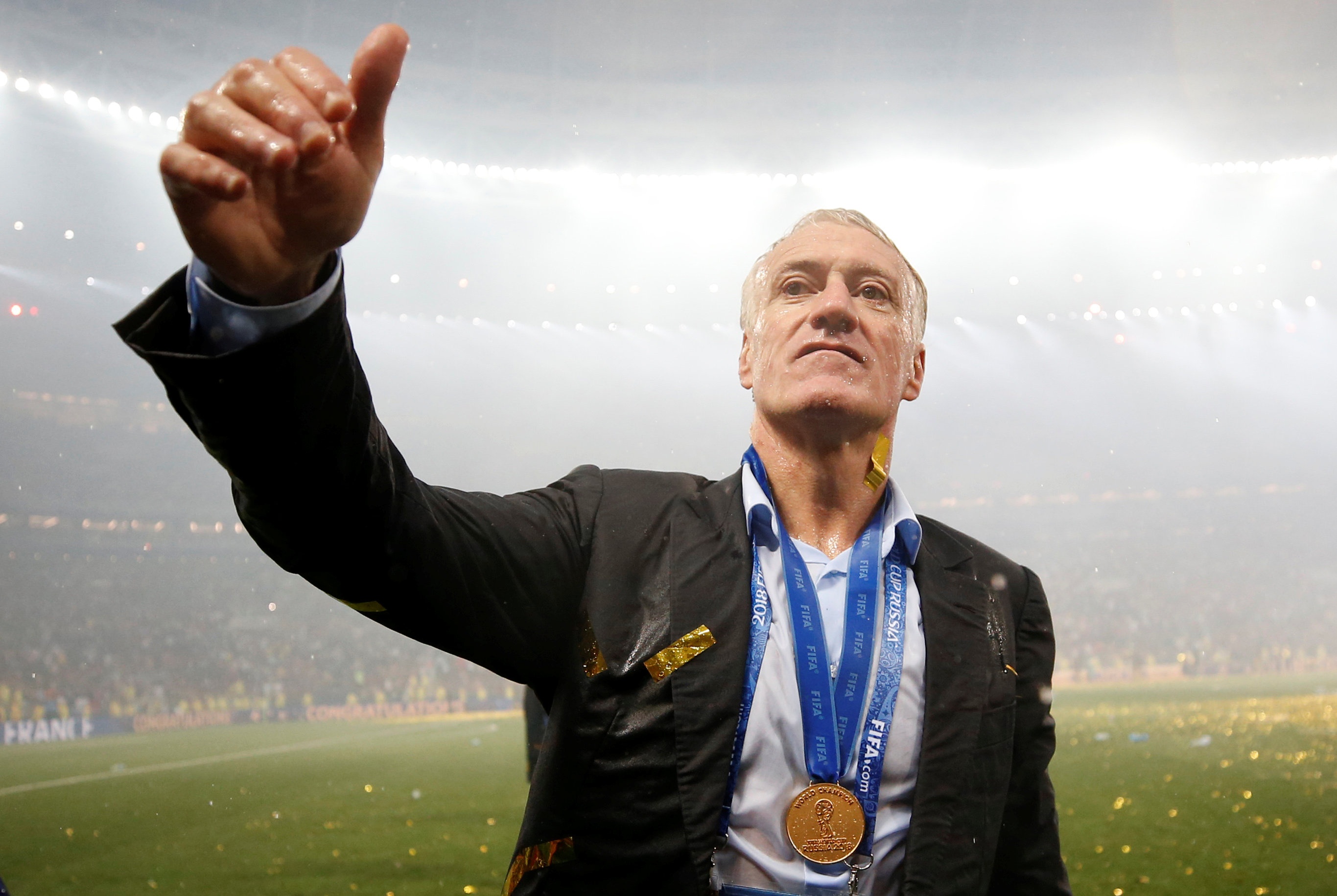 HLV Didier Deschamps vo dich World Cup 2018,  doi tuyen Phap anh 8