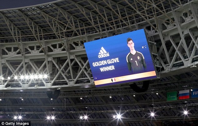 Thibaut Courtois,  Gang Tay Vang,  World Cup,  doi tuyen Phap vo dich anh 1