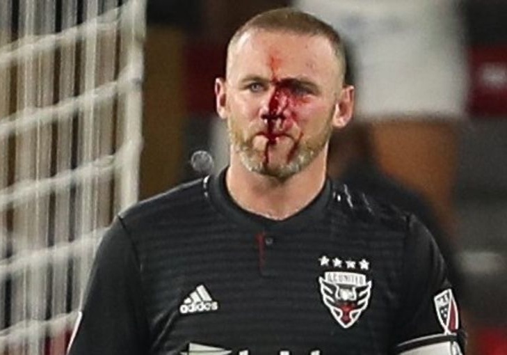Rooney mat dam dia mau trong ngay ghi ban dau tien cho DC United hinh anh