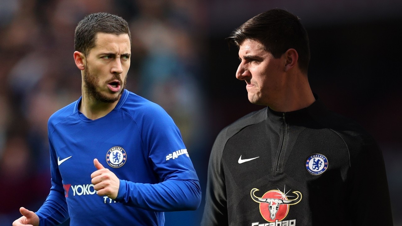 HLV Sarri tu tin Hazard va Courtois se o lai Chelsea hinh anh