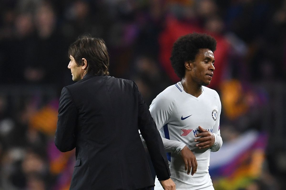 Willian: 'Khong doi nao toi o lai Chelsea neu Conte tai vi' hinh anh