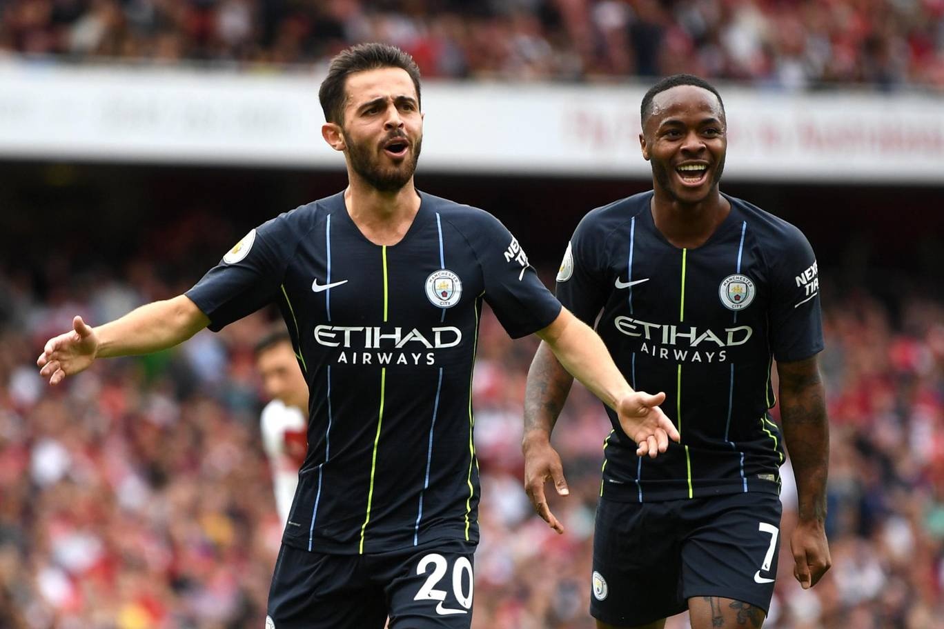 Pep Guardiola,  Manchester City,  Unai Emery,  Arsenal,  Premier League anh 1