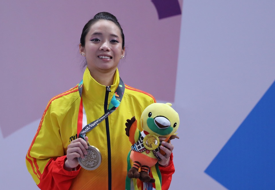 wushu Viet Nam tai ASIAD 18,  Pham Quoc Khanh,  Duong Thuy Vi anh 12