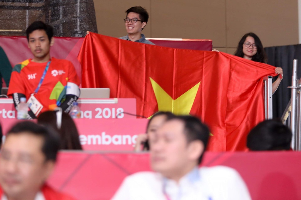 wushu Viet Nam tai ASIAD 18,  Pham Quoc Khanh,  Duong Thuy Vi anh 14