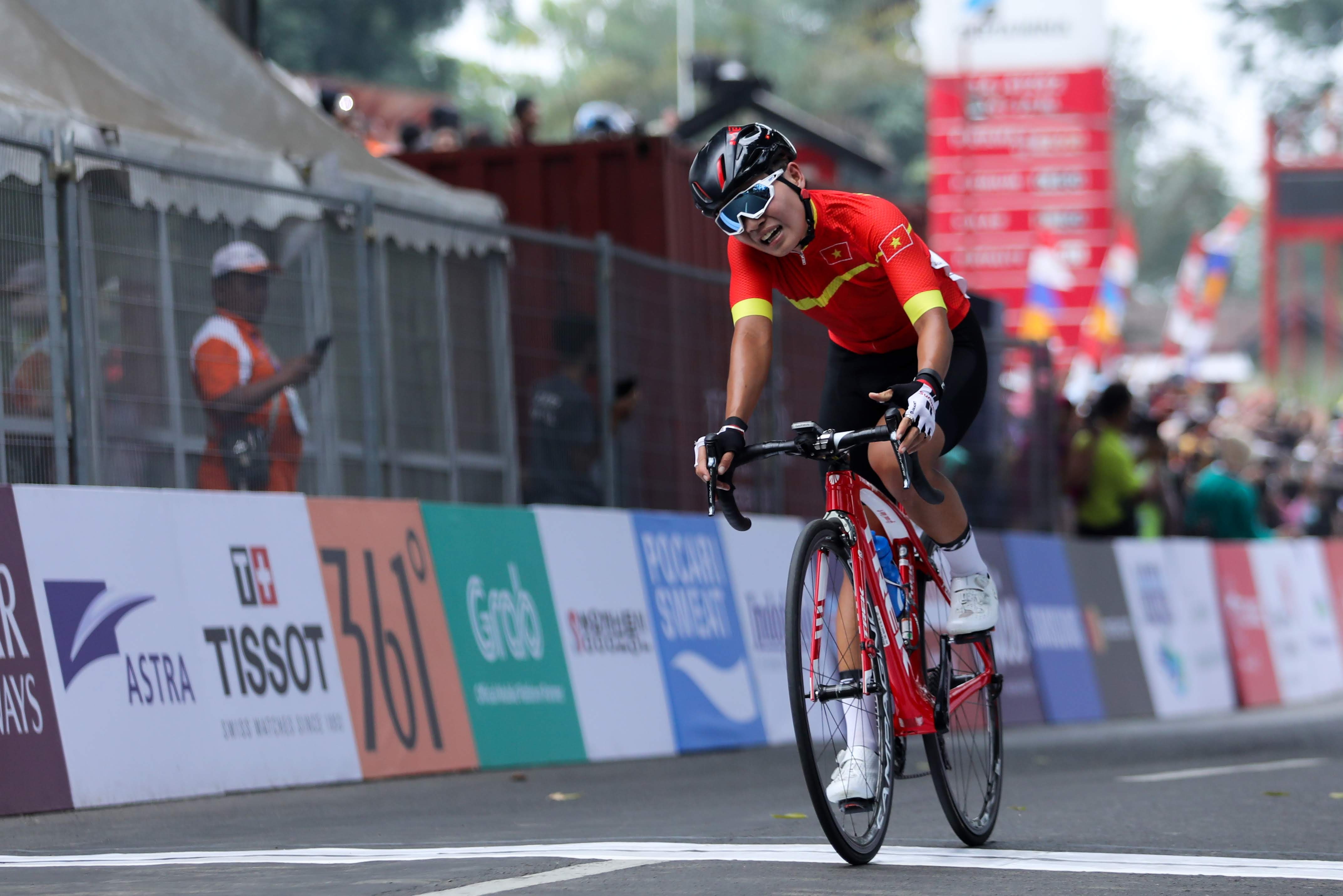 Nha vo dich chau A Nguyen Thi That,  VDV dua xe dap,  ASIAD 18 anh 6