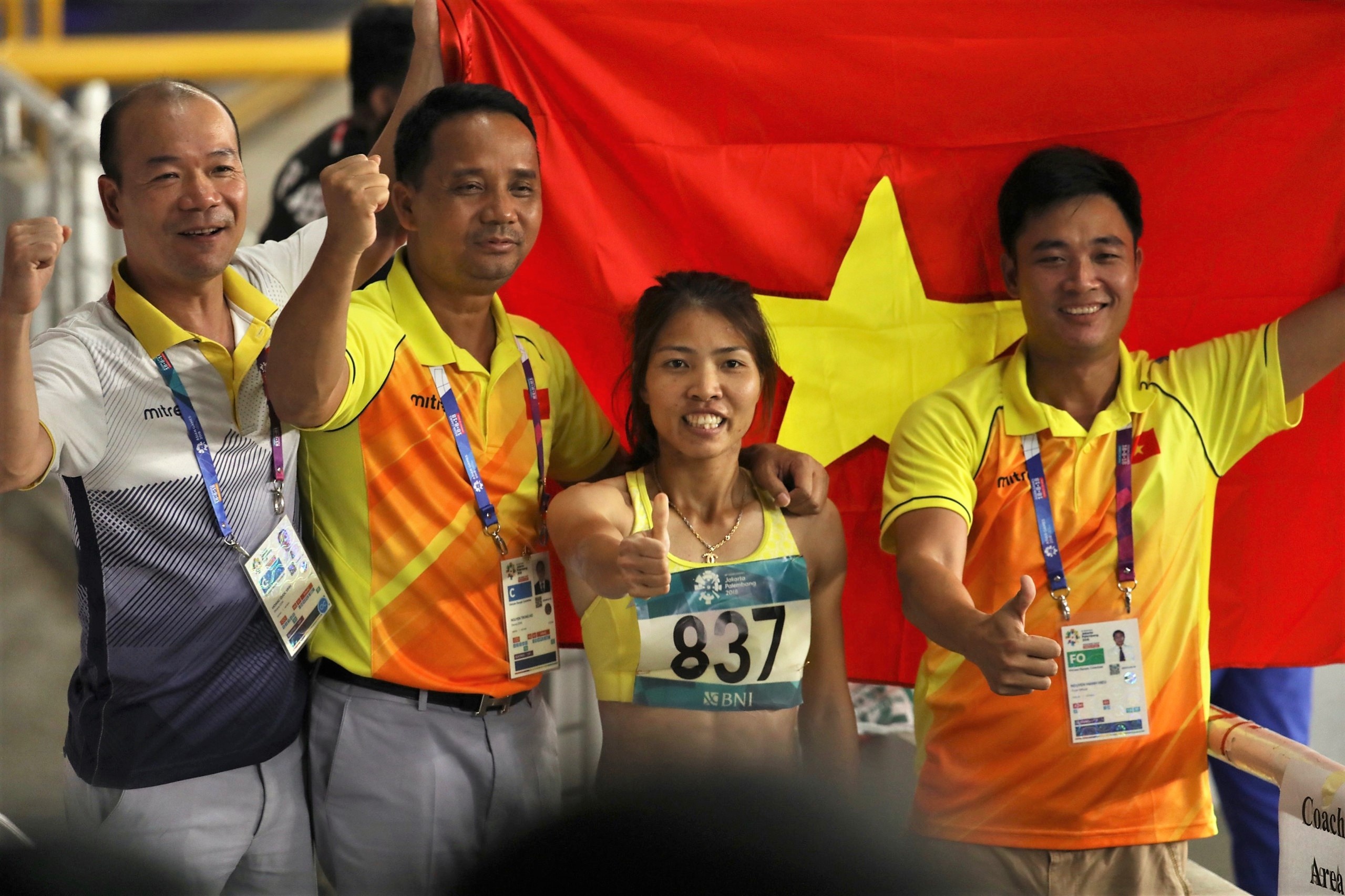 ASIAD 18, Bùi Thị Thu Thảo, huy chương vàng, nhảy xa ảnh 1 ASIAD 18, Bui Thi Thu Thao, huy chuong vang, nhay xa anh 1