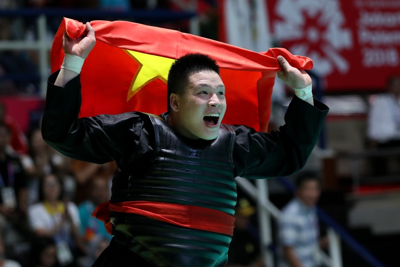 pencak silat, huy chương vàng, Nguyễn Văn Trí, ASIAD 18 ảnh 5 pencak silat, huy chuong vang, Nguyen Van Tri, ASIAD 18 anh 5