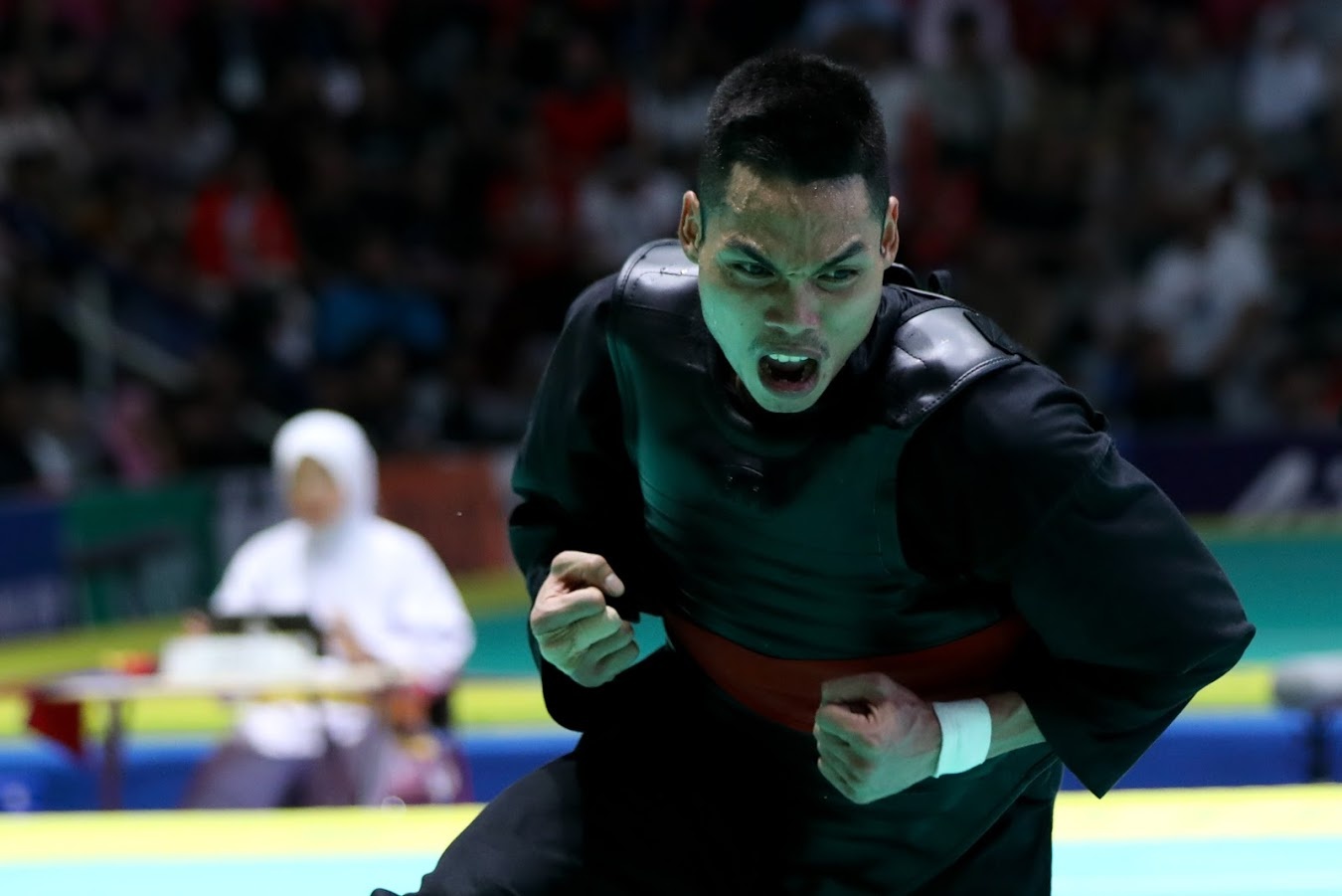 pencak silat, huy chương vàng, Nguyễn Văn Trí, ASIAD 18 ảnh 7 pencak silat, huy chuong vang, Nguyen Van Tri, ASIAD 18 anh 7
