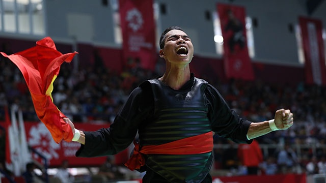 Khoanh khac Viet Nam toa sang tren thanh dia pencak silat Indonesia hinh anh