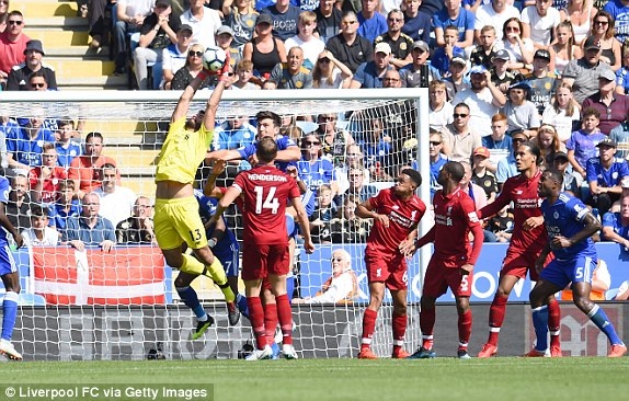 Liverpool,  Leicester City,  Mohamed Salah,  Roberto Firmino anh 9