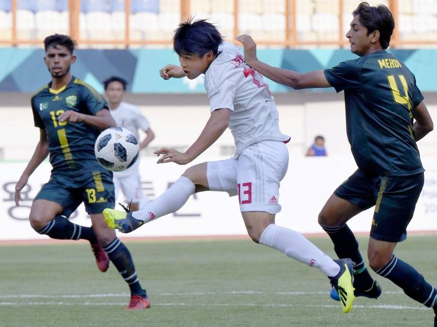 Olympic Viet Nam,  Quang Hai,  trung ve Bui Tien Dung,  Vu Van Thanh,  doi hinh tieu bieu ASIAD 18 anh 9