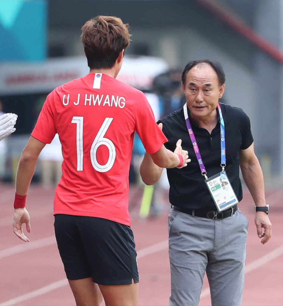 Olympic Han Quoc,  Son Heung-min,  HLV KIm Hak-bum,  ASIAD 18 anh 2