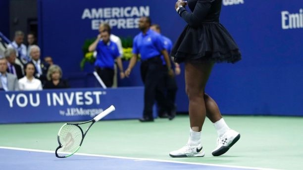 trong tai Carlos Ramos,  Serena Williams,  Naomi Osaka,  US Open 2018 anh 2