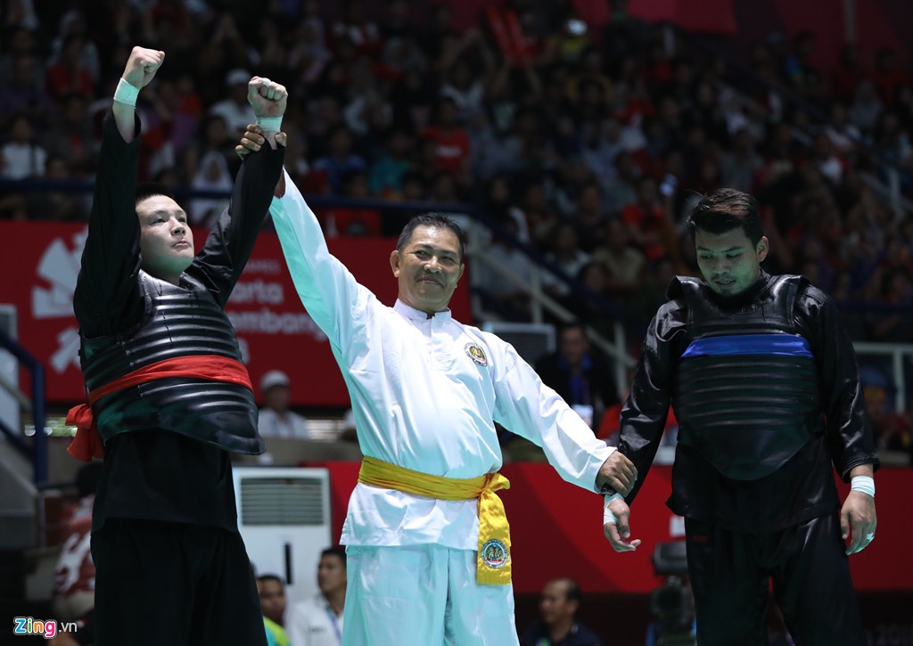 Nguyen Van Tri,  vo dich pencak silat,  ASIAD 2018,  SEA Games 2017 anh 2