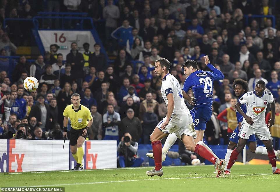 Morata ghi ban sau 14 cu sut anh 1