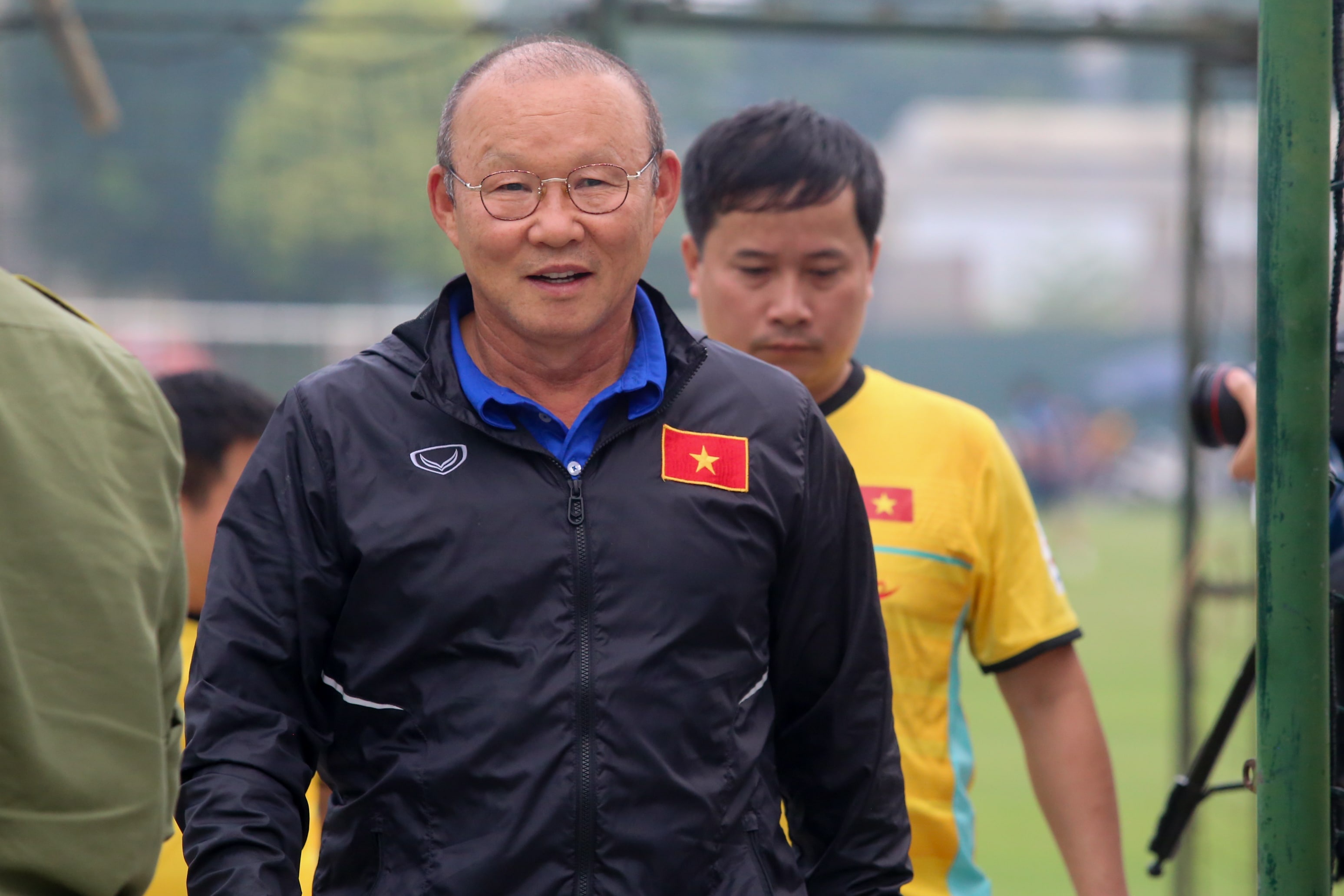 Doi tuyen Viet Nam tap luyen,  Duc Huy,  Dinh Trong chan thuong,  Cong Phuong anh 1