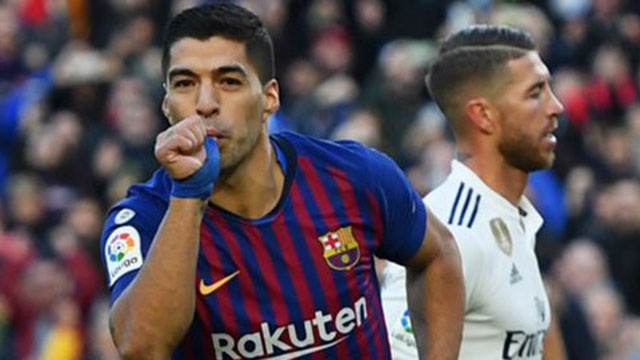 Luis Suarez lap hat-trick giup Barca thang Real 5-1 hinh anh