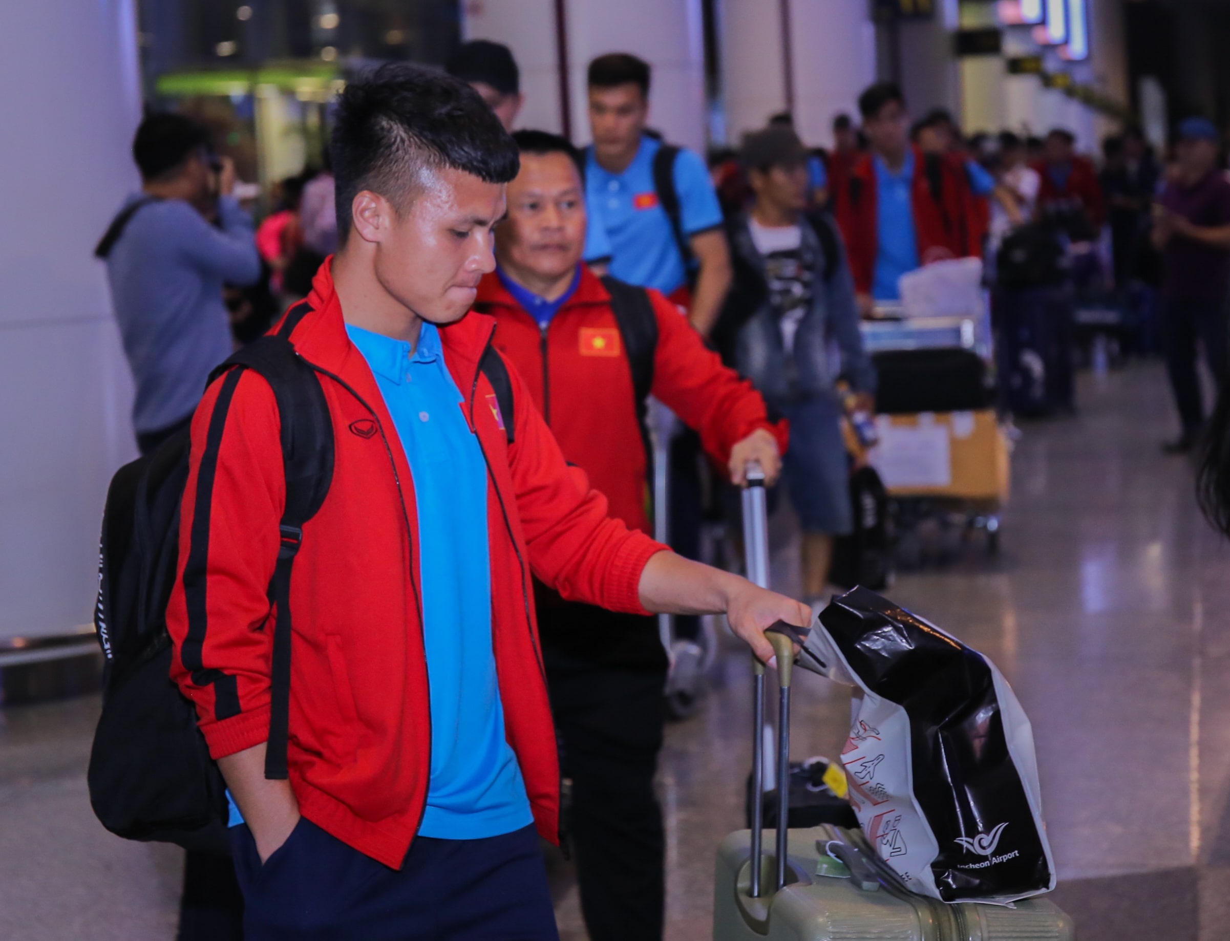 Doi tuyen Viet Nam,  tap huan Han Quoc,  Cong Phuong anh 5