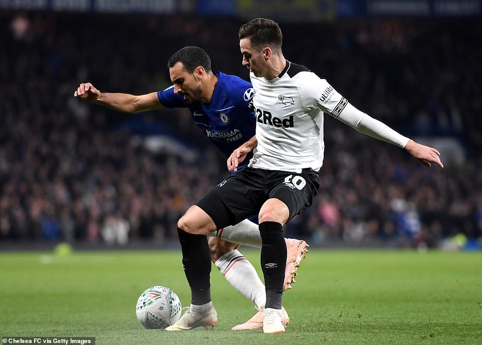 Lampard, Chelsea vs Derby County, Carabao Cup, phản lưới ảnh 1 Lampard, Chelsea vs Derby County, Carabao Cup, phan luoi anh 1