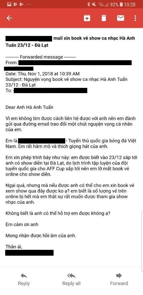 Công Phượng, liveshow Hà Anh Tuấn, cầu thủ ĐTQG, đội tuyển Việt Nam ảnh 1 Cong Phuong, liveshow Ha Anh Tuan, cau thu DTQG, doi tuyen Viet Nam anh 1