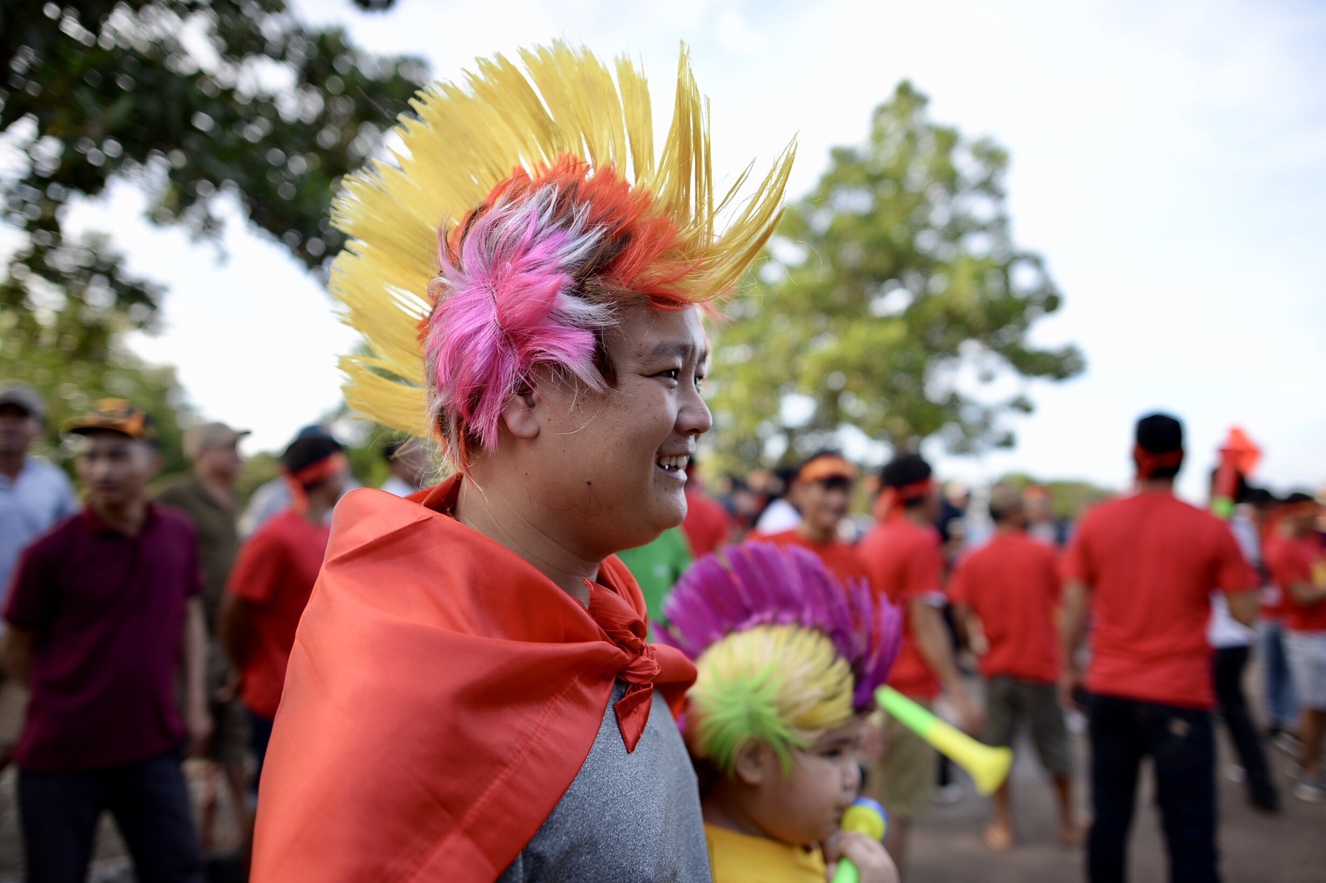 AFF Cup 2018, Đội tuyển Việt Nam, cổ động viên, Lào vs Việt Nam ảnh 9 AFF Cup 2018, Doi tuyen Viet Nam, co dong vien, Lao vs Viet Nam anh 9