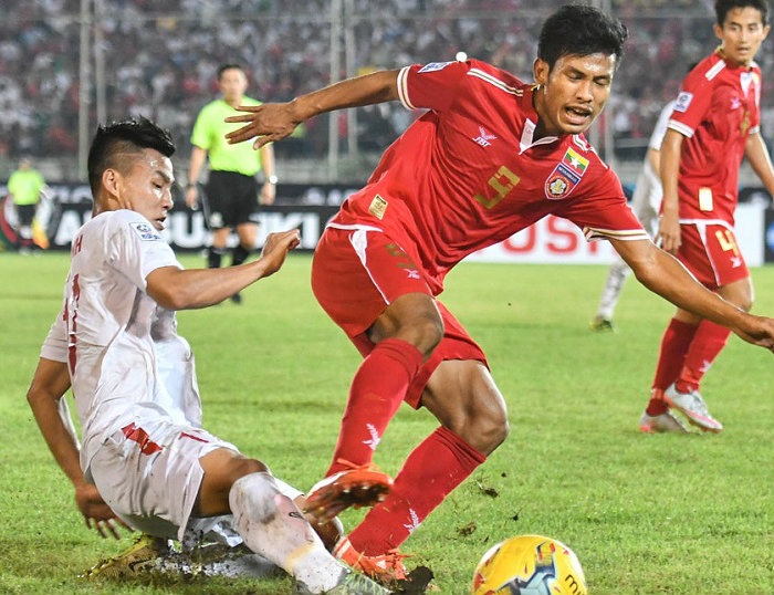 Aung Thu, Ronaldo Myanmar, AFF Cup, đội tuyển Myanmar ảnh 1 Aung Thu, Ronaldo Myanmar, AFF Cup, doi tuyen Myanmar anh 1