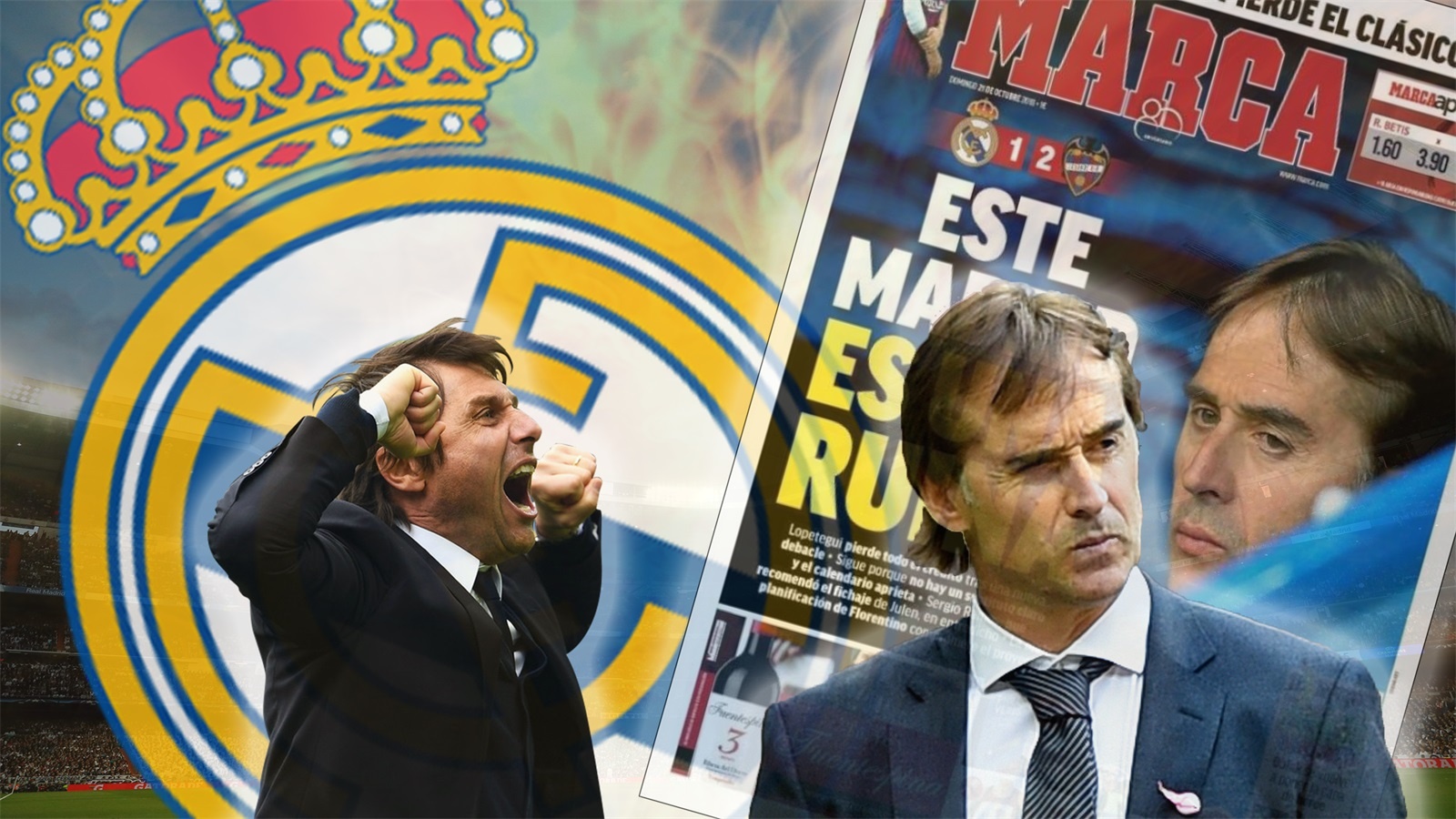 HLV Antonio Conte, Real Madrid sa thải HLV, Sergio Ramos ảnh 1 HLV Antonio Conte, Real Madrid sa thai HLV, Sergio Ramos anh 1