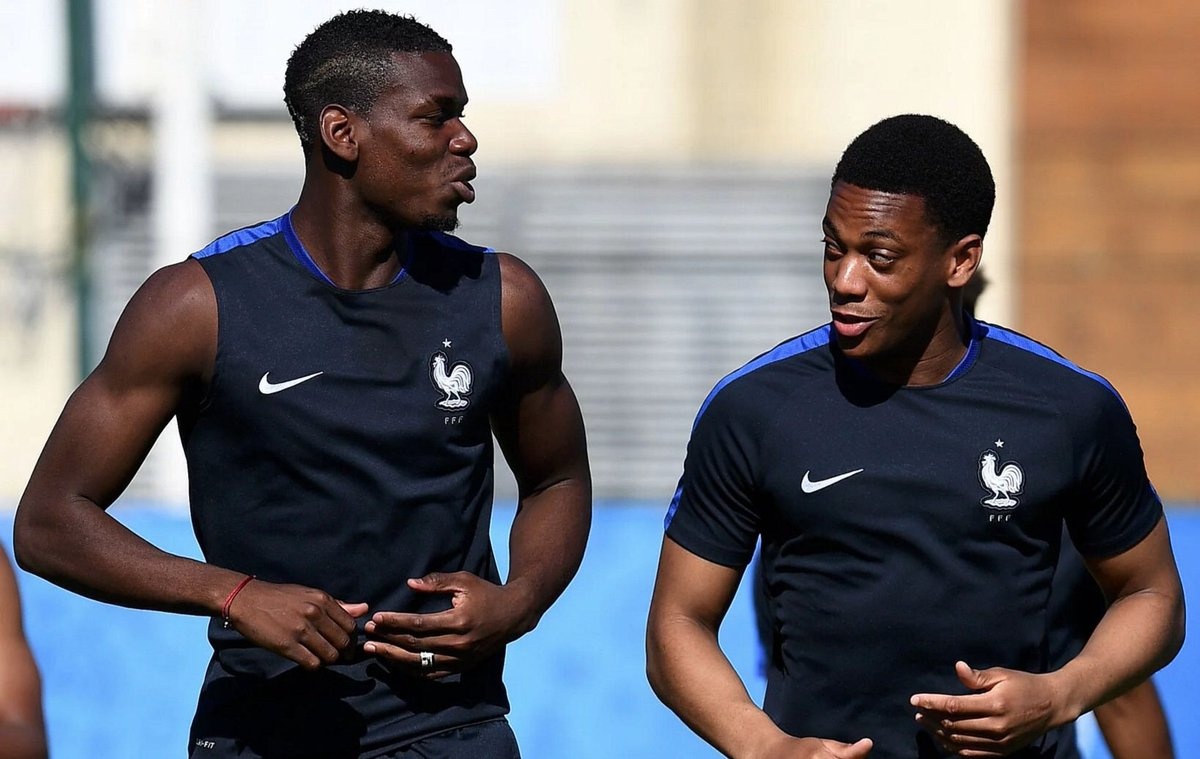 Pogba, Martial bo lo dot tap trung doi tuyen quoc gia vi chan thuong hinh anh