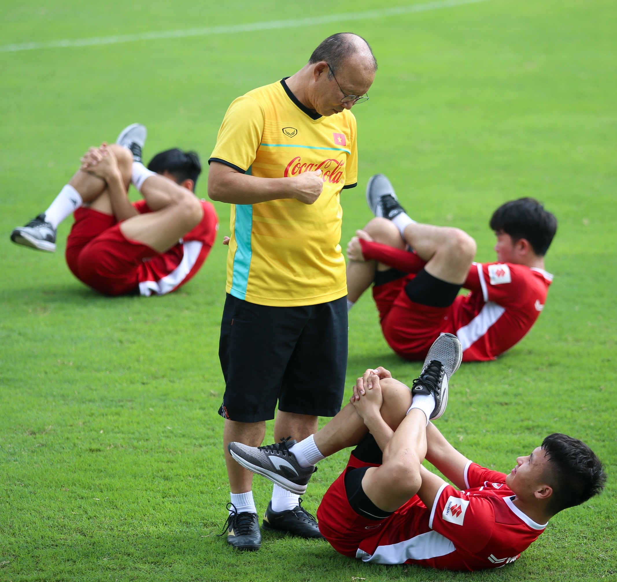 Cong Phuong,  Que Ngoc Hai,  Doi tuyen Viet Nam,  Viet Nam vs Malaysia,  AFF Cup 2018 anh 5