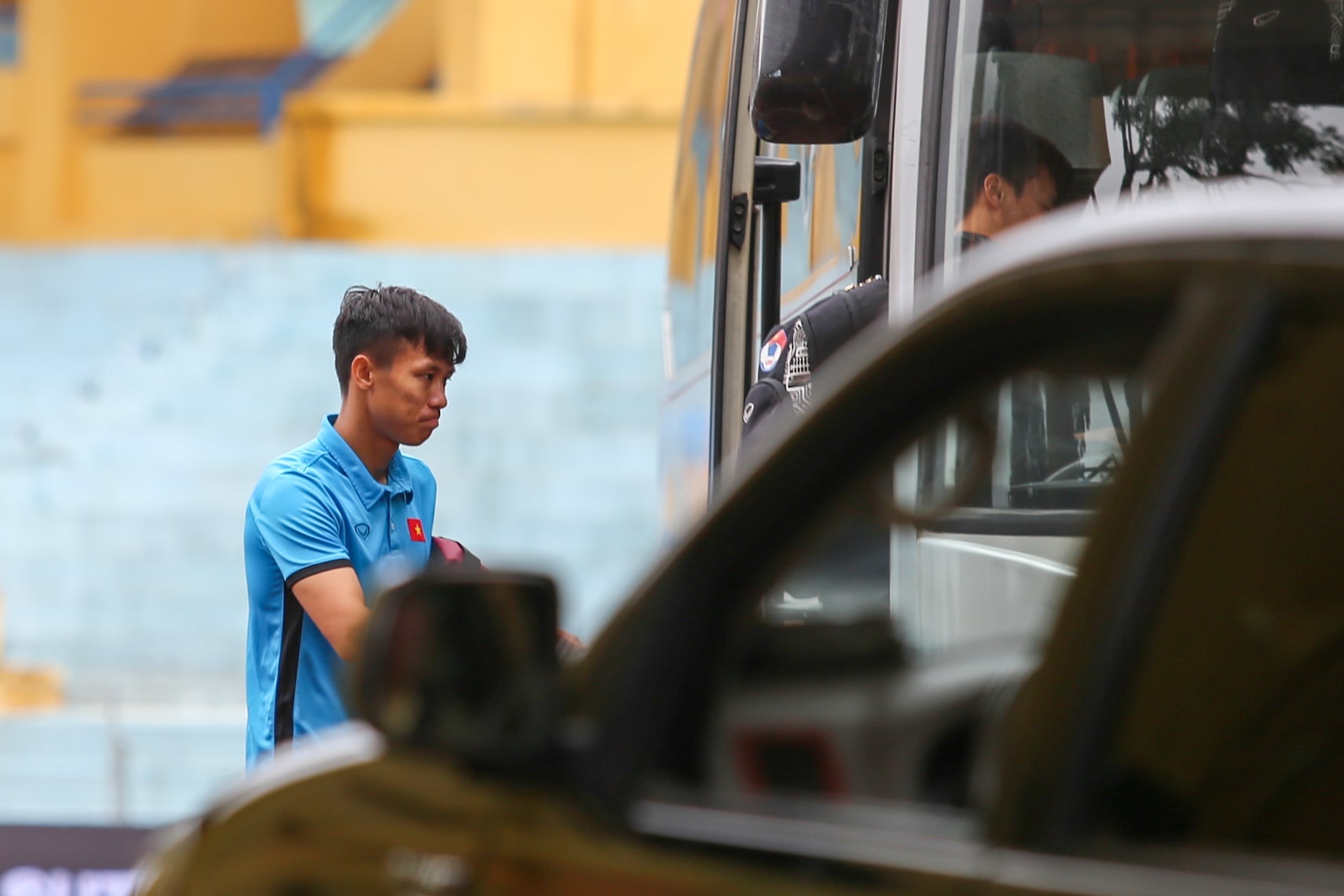 HLV Park bat ngo doi lich tap kin, 'cam cua' phong vien tac nghiep hinh anh