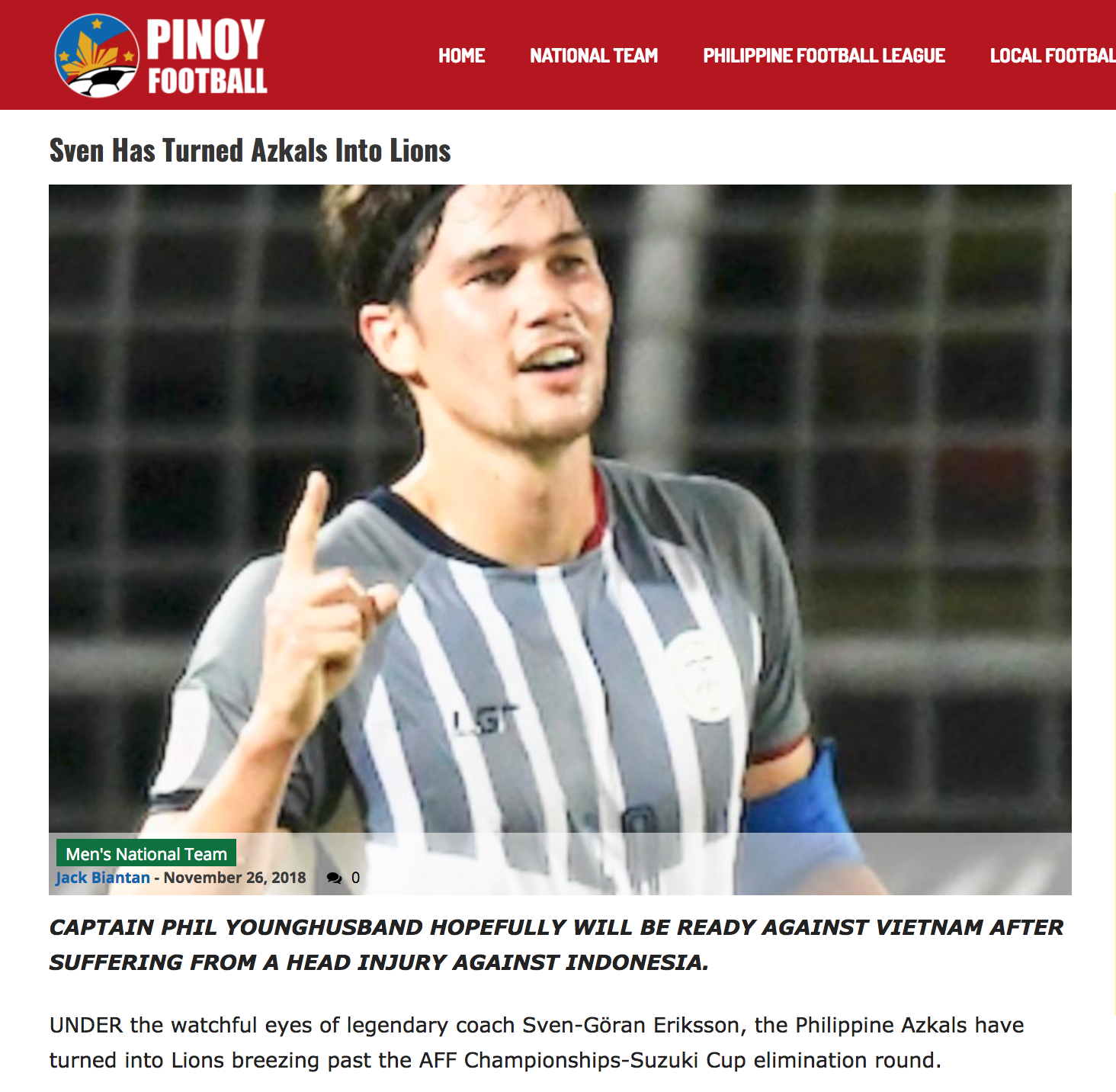 báo chí Philippines,  bán kết AFF Cup,  đội tuyển Việt Nam,  Park Hang-seo ảnh 1 bao chi Philippines,  ban ket AFF Cup,  doi tuyen Viet Nam,  Park Hang-seo anh 1