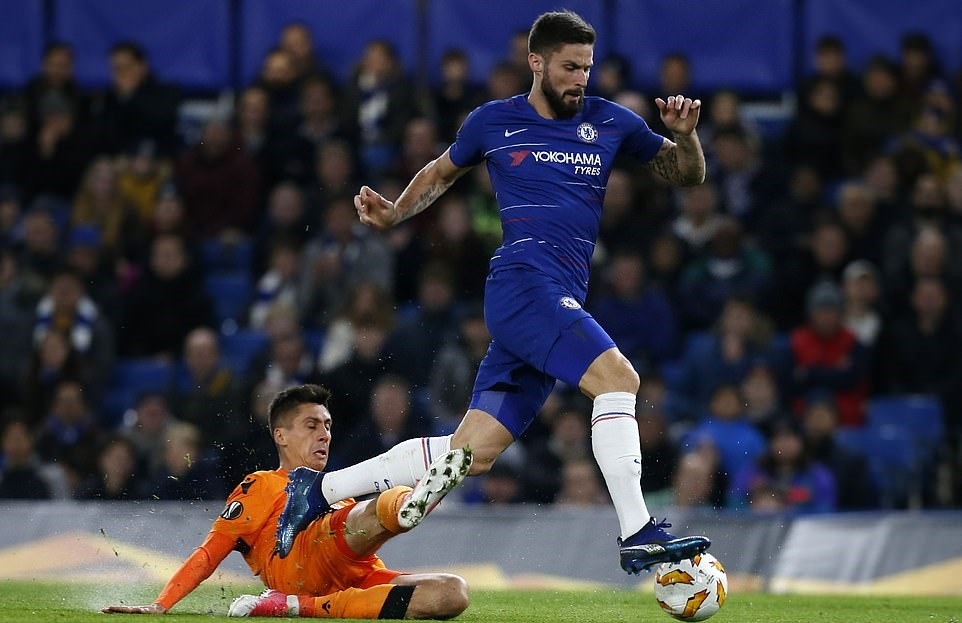 Giroud, Morata ghi ban giup Chelsea dai thang PAOK hinh anh