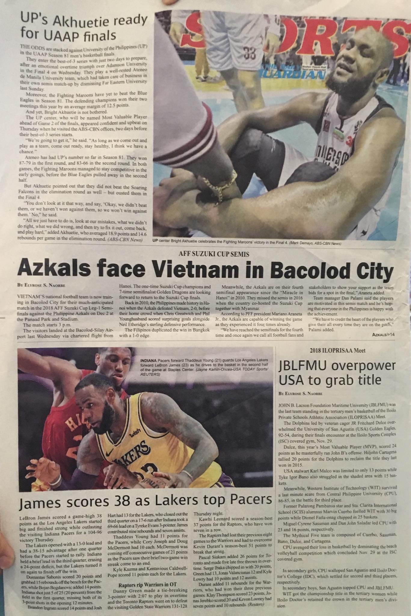 đội tuyển Philippines, báo chí Philippines, bán kết AFF Cup ảnh 1 doi tuyen Philippines, bao chi Philippines, ban ket AFF Cup anh 1